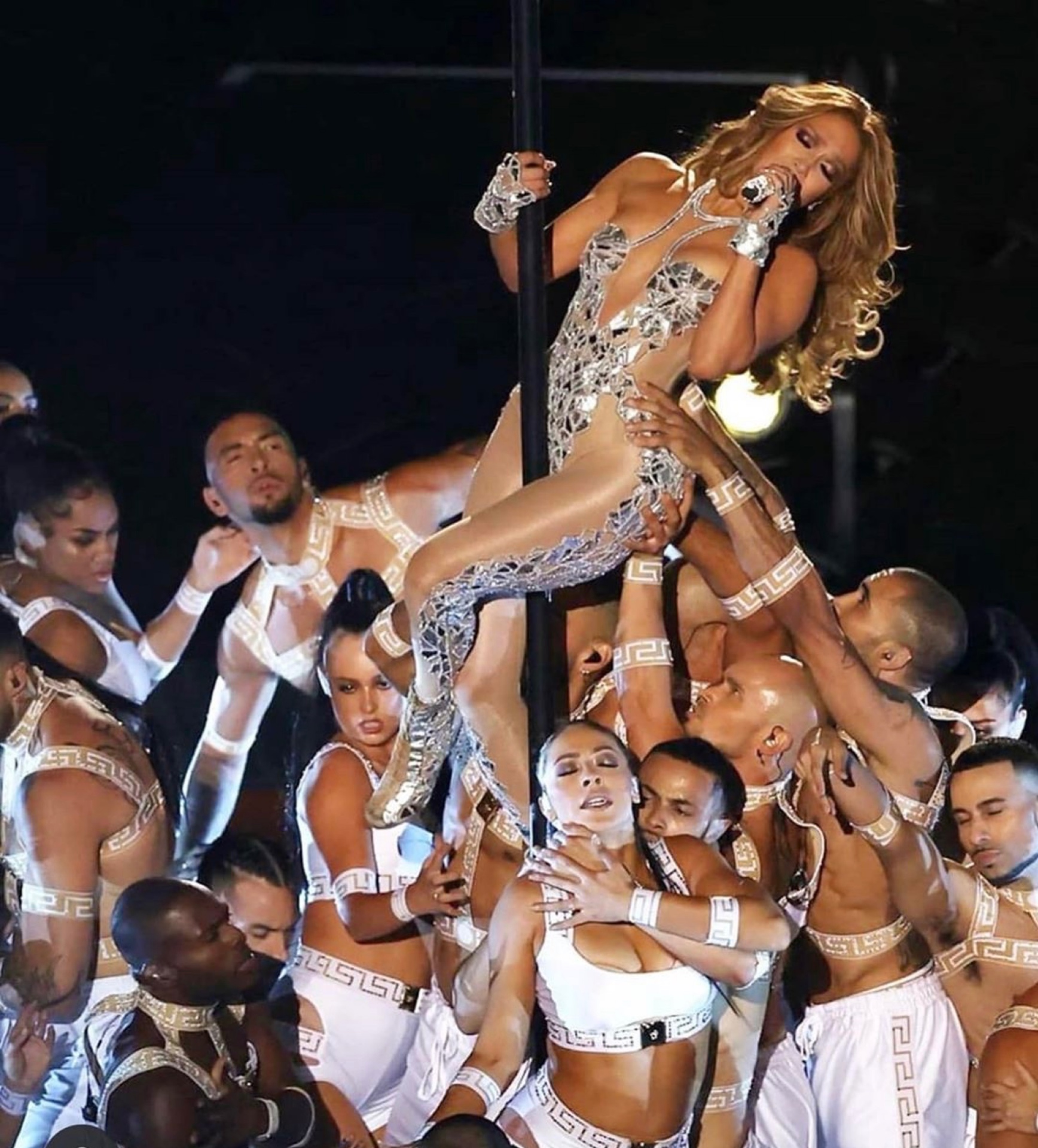 Super Bowl LIV — Hair Team for JLO Dancers 1